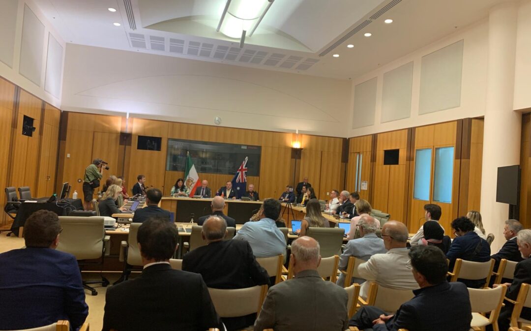 Briefing on Iran Crisis at Australian Parliament